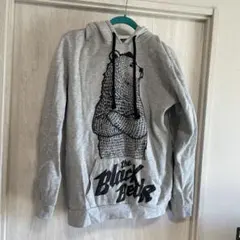 Bershka クマイラスト フード付きパーカー XL