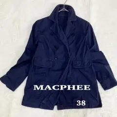 MACPHEF マカフィー　テーラードジャケット　マリン釦　コットン　ネイビーのサムネイル