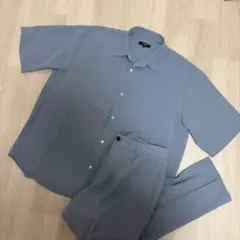 BEAMS HEART セットアップ M/L 半袖ブラウス＆イージーパンツ