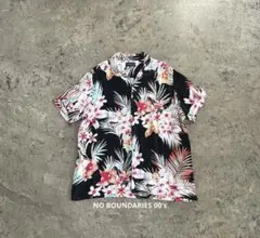 【00's】 NO BOUNDARIES Aloha Shirts