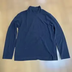 UNIQLO フリース タートルネック Mサイズ ダークグレー