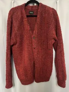 BEAMS 赤 カーディガン