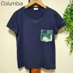 Columbia コロンビア ネイビー Tシャツ 半袖 Mサイズのサムネイル