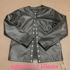 agnes b.フェイクレザージャケット/10 ans