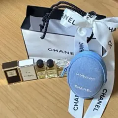 CHANEL シャネル ラクレームマンデニムポーチ　デニムケースのみのサムネイル