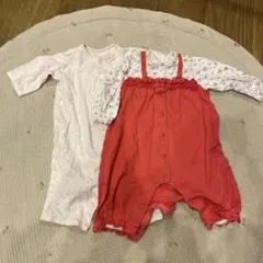 ミキハウス　赤ちゃんの城　ロンパース80