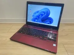 富士通 AH45B1 美品赤 SSD フルHD WIN11 Office2021 - メルカリ
