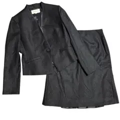 【美品】ピンキー&ダイアン　ラメ入りスーツセットアップ　11号　13号　日本製