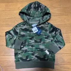 迷彩柄フード付きパーカー