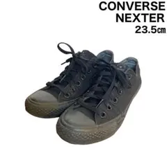 コンバースネクスター　ブラック　スニーカー　アルバイト　通学　メンズ　レディース