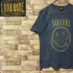 y408【NIRVANA】バンドTシャツ【メンズL】サーモンピンク - メルカリ