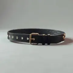 ウエスタンベルト スタッズ ハトメベルト y2k 古着 ブラック wb108-2