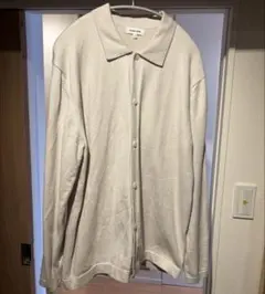 最終値下げ　グローバルワーク　ニットシャツカーディガン　L