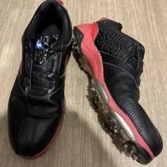 le coq sportif ゴルフシューズ ブラック/レッド