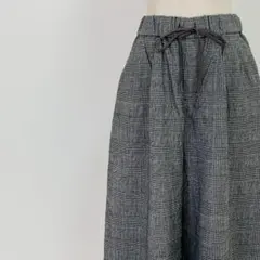 【美品】ジャーナルスタンダード グレンチェック ワイドパンツ ウール混 M