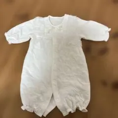 ホワイトレース装飾ベビードレス