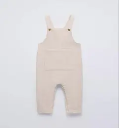 ZARA baby コーデュロイオーバーオール アイボリー