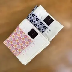 大判　CELINE 花柄ハンカチ 2枚セット　お値下げ
