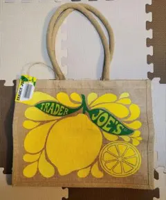 Trader Joe's エコバッグ レモンライムデザイン