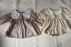 プティマイン　コーデュロイ　姉妹お揃いコーデ　90センチ　70センチ