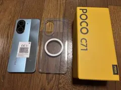 POCO C71 Black 4GB 128GB ブルー　美品