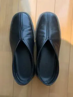 LEMAIRE フラットパイプド スリッパ 41 ブラック 一度屋外使用 美品