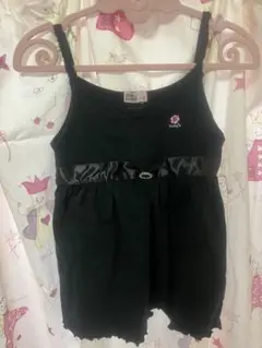 Daisy Lovers 黒 ノースリーブワンピース L 160cm