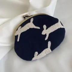 パッチワークがま口 ✨ ミナペルホネン　タンバリン　runrunrun