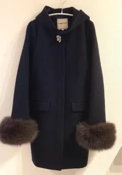 【美品】アプワイザーリッシェ　フード、ファー、ブローチ付き　5wayコート