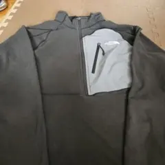 ノースフェイス、ハーフジップフリースジャケット　Lサイズ、薄手フリース