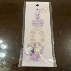 メゾピアノ サンリオ クロミ コラボ キーホルダー リボン ビーズ