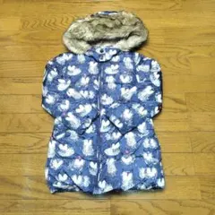 next　HAPPY SMILE　動物柄コート（ネイビー）