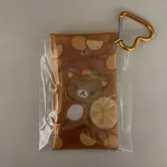 リラックマ サンエックス カラビナ付きクリアポーチ ダイソー DAISO