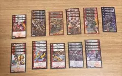 デアリバイク　赤黒緑バイク　デュエマ　デッキ　調整用パーツ11枚付き デアリバイク 赤黒緑バイク デュエマ デッキ 調整用パーツ11枚付き