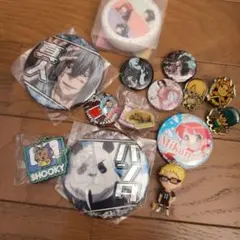 ワンピース、真人・ランタ・Mikan・Shooky 缶バッジ・ピンバッジセット
