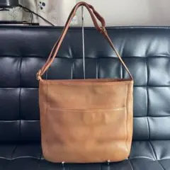 C3✨希少✨オールド COACH 4920 本革ショルダー A4可 ブラウン