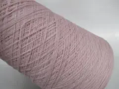 ★68　カシミヤ100％の毛糸　ピンク　370g