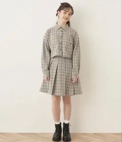 美品☆pom ponette junior×LOVOT スクールコーデワンピース - メルカリ