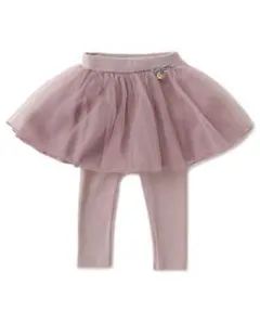 美品❣️ プティマイン チュール付きレギンス チュール ピンク 80㎝