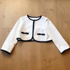 新品 組曲 ジャケット フォーマル リボン　120-130　6948