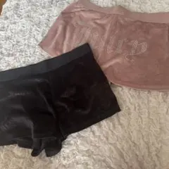 juicy couture スリープウェアショートパンツ2枚セット