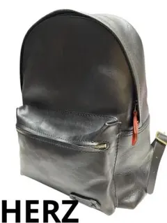 【美品】HERZヘルツ　デイパック　Lサイズ　レザー　ブラックのサムネイル