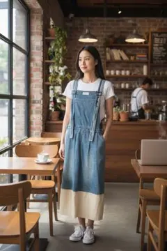 ANNIE デニムサロペット