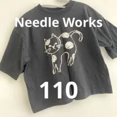 Needle Works 猫 Tシャツ 110のサムネイル