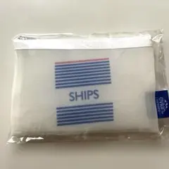 エビアン　シップス　ポーチ　メッシュ