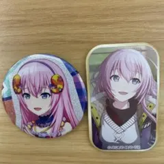 プロセカ　巡音ルカ　缶バッジ2個セット