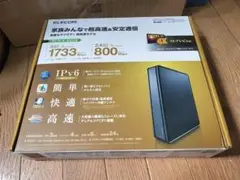 ELECOM Wi-Fiルーター 1733+800Mbps USED