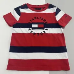 TOMMY HILFIGER トミー 半袖 Tシャツ ボーダー 100 104のサムネイル