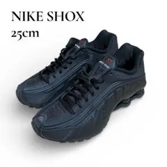極美品✨ NIKE SHOX R4 ブラック 25cm 黒 ナイキ ショックス