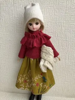＃617 リカちゃん　ハンドメイド服　服・小物　４点セット